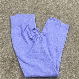 Nvgtn Purple Leggings with butt scrunch
